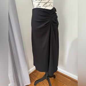 Nine West Asymmetrical Black Skirt XL